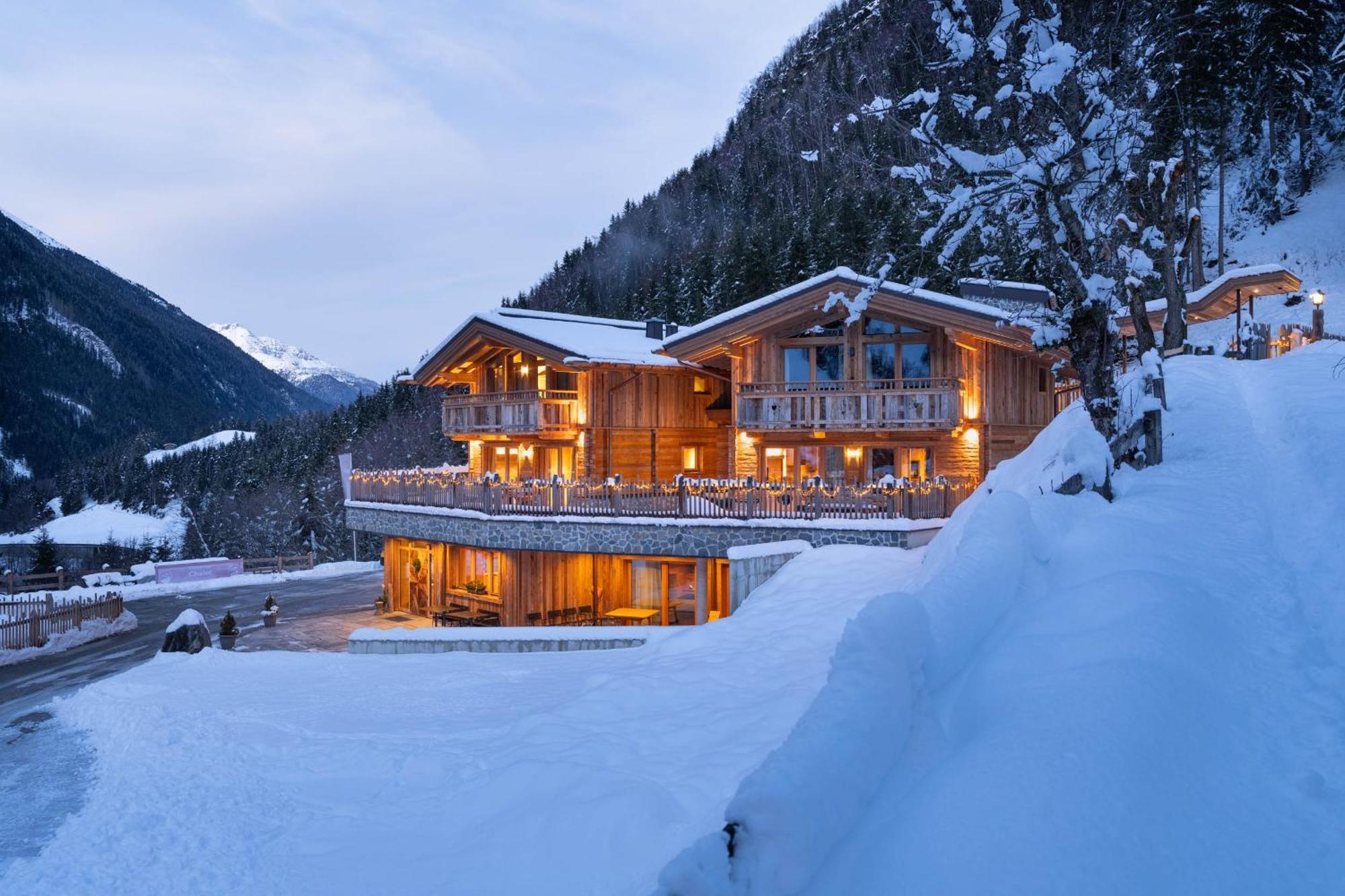 Villa Gletscher-Chalet Stubai à Neustift im Stubaital Extérieur photo